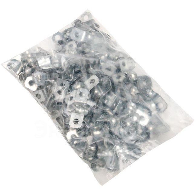 Скоба крепежная однолапковая d8-9мм метал. EKF sm-1-8-9