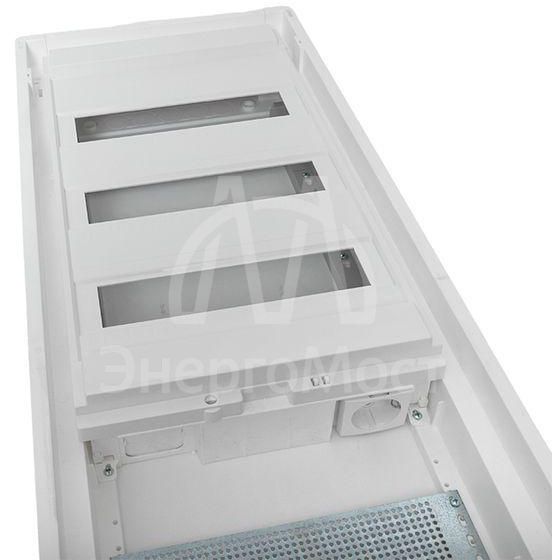 Щит комбинированный встраив. Nova 3 DIN-рейки + 1 монтаж. плата 5 габарит IP41 с метал. перфорированной дверью EKF Proxima nv-cb-pmd-3+1