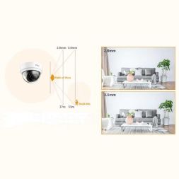 Видеокамера IP Dome Lite 2MP 2.8-2.8мм цветная IPC-D22P-0280B-imou корпус бел. IMOU 1184253