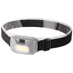 Фонарь налобный H9-L1W-gy 1Вт COB 100лм 100%/50%/мигающий 3хAAA (не входят в комплект) сер. ФАZА 5031180