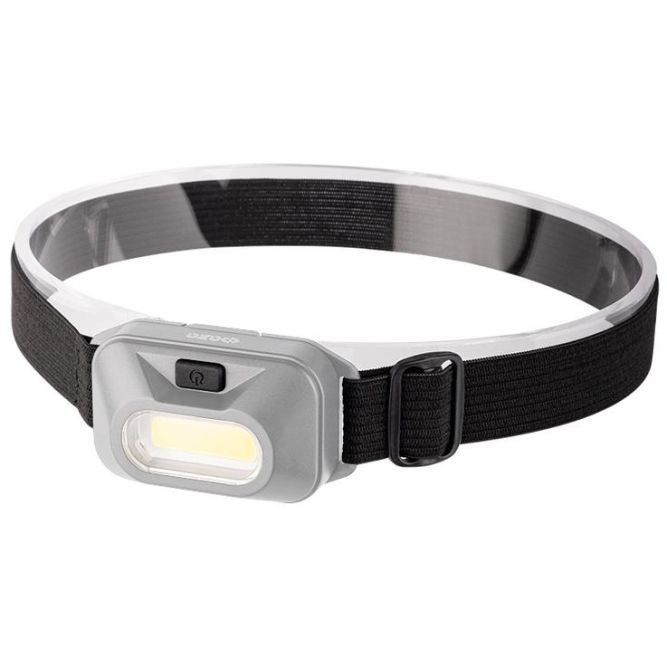 Фонарь налобный H9-L1W-gy 1Вт COB 100лм 100%/50%/мигающий 3хAAA (не входят в комплект) сер. ФАZА 5031180