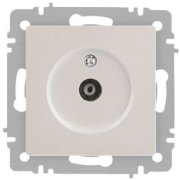 Розетка телевизионная одиночная TV СП Accent 6-301-06 IP20 перламутр. Intro Б0063613