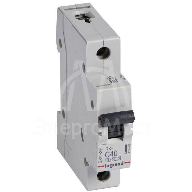 Выключатель автоматический модульный 1п C 40А 4.5кА RX3 Leg 419668