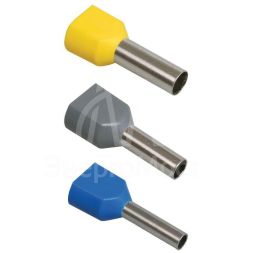 Наконечник-гильза изол. НГИ2 0.75-10 бел. (уп.100шт) IEK UTE10-D2-1-100