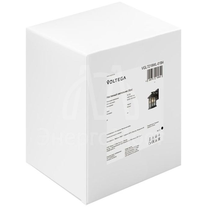 Светильник Domi 1х40Вт E27 IP44 бра настен. Voltega VGL7219WL-01B4