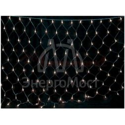 Гирлянда-сетка NTLD144-W-E 1.5х1м 144 светодиода с доп. подключ. до 3 модулей IP20 бел. SHLights 4610003328665