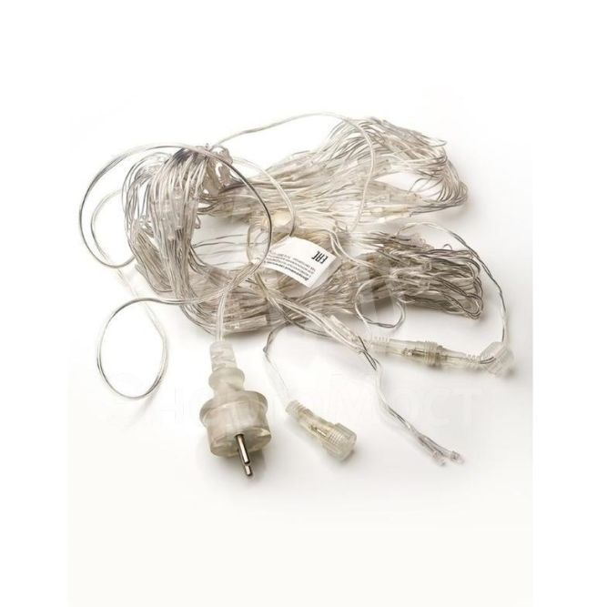 Гирлянда-сетка NTLD144-W-E 1.5х1м 144 светодиода с доп. подключ. до 3 модулей IP20 бел. SHLights 4610003328665