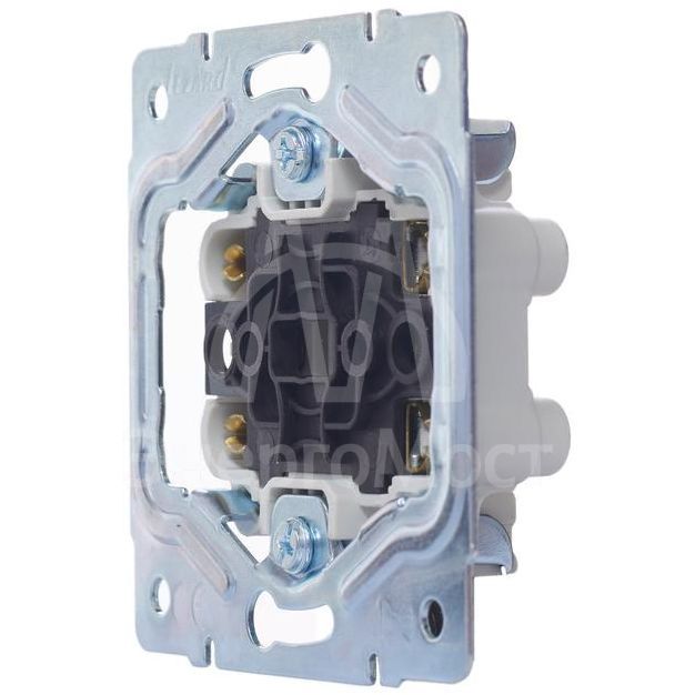 Розетка 2-м СП VESNA без заземл. ПБТ бел. LEZARD 742-0200-128B