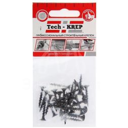 Саморез 3.8х25 гипсокартон-дерево (уп.30шт) пакет Tech-Krep 102370