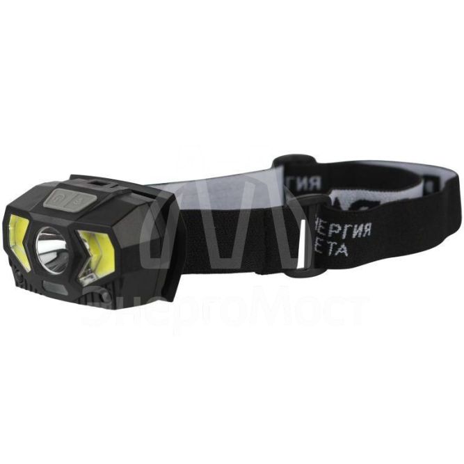 Фонарь светодиодный налобный GB-608 на батарейках 3xAAA 5Вт 7 реж. черн. Эра Б0052319