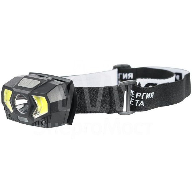 Фонарь светодиодный налобный GB-608 на батарейках 3xAAA 5Вт 7 реж. черн. Эра Б0052319