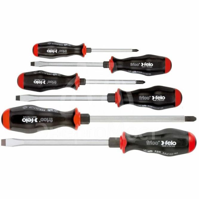 Набор отверток SL/PH с шестигранным лезвием (уп.6шт) Felo 55096147
