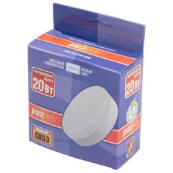 Лампа светодиодная PLED-GX53 20Вт 4000К нейтр. бел. GX53 JazzWay 5065314