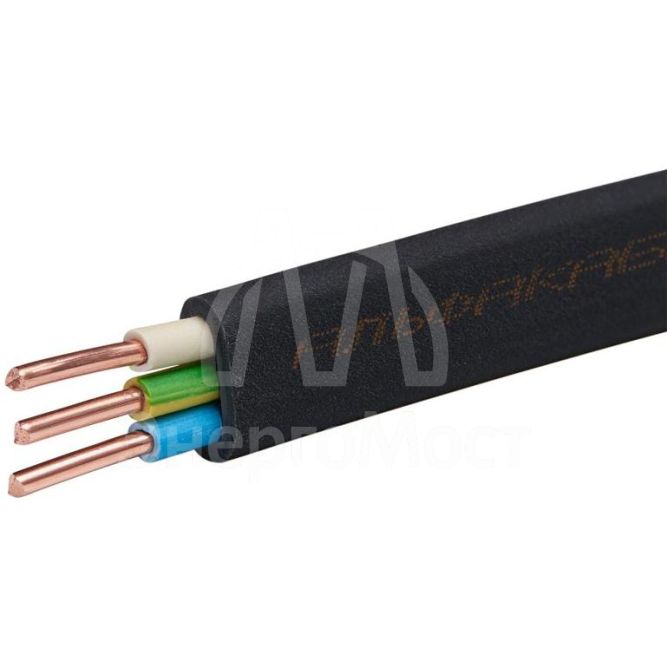 Кабель ВВГ-Пнг(А) 3х2.5 ок (N PE) 0.66кВ (бухта 20м) (шт) АЛЬФАКАБЕЛЬ 45989