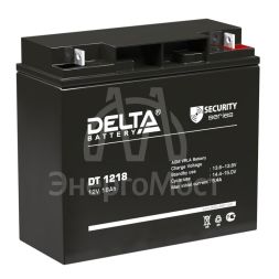 Аккумулятор 12В 18А.ч Delta DT 1218