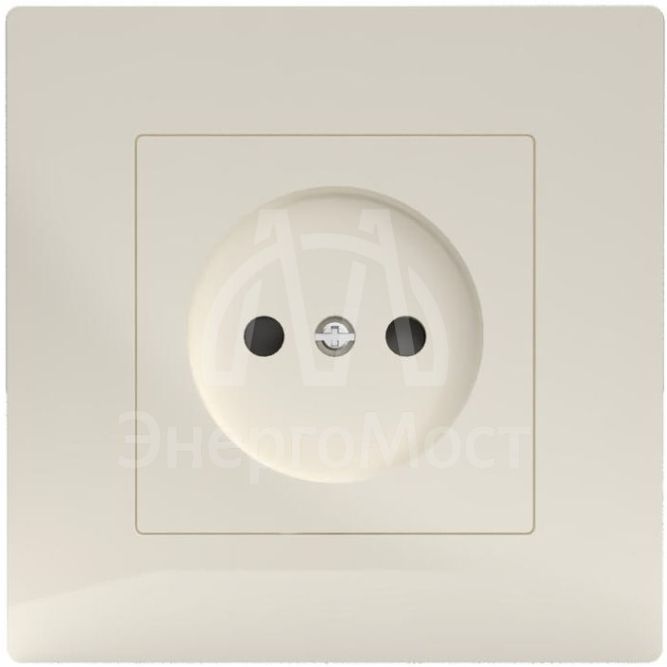 Розетка 1-м СП Pixel 16А IP20 без заземл. в сборе беж. TOKOV ELECTRIC TKE-PX-R1F-C02