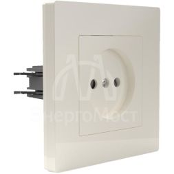 Розетка 1-м СП Pixel 16А IP20 без заземл. в сборе беж. TOKOV ELECTRIC TKE-PX-R1F-C02