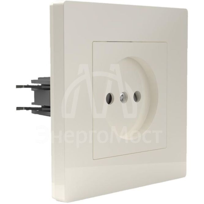 Розетка 1-м СП Pixel 16А IP20 без заземл. в сборе беж. TOKOV ELECTRIC TKE-PX-R1F-C02