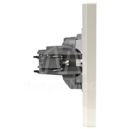 Розетка 1-м СП Pixel 16А IP20 без заземл. в сборе беж. TOKOV ELECTRIC TKE-PX-R1F-C02