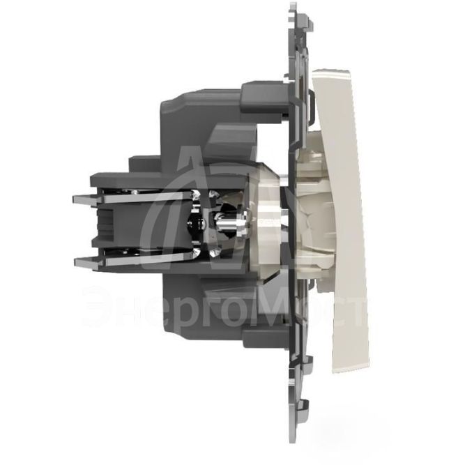 Выключатель 1-кл. СП Pixel 10А IP20 с индикатором механизм беж. TOKOV ELECTRIC TKE-PX-V1I-C02