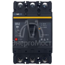 Выключатель автоматический 3п 63А 25кА ВА88-32 MASTER IEK SVA10-3-0063-02