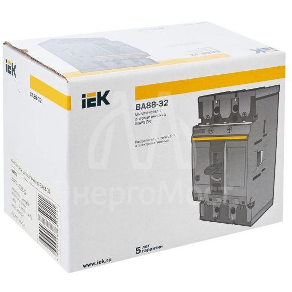 Выключатель автоматический 3п 63А 25кА ВА88-32 MASTER IEK SVA10-3-0063-02