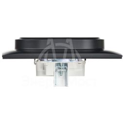 Розетка 2-м SKANDY 16А с заземл. без защ. шторок в сборе SK-R08Bl черн. IEK SK-R21-16-K02-F