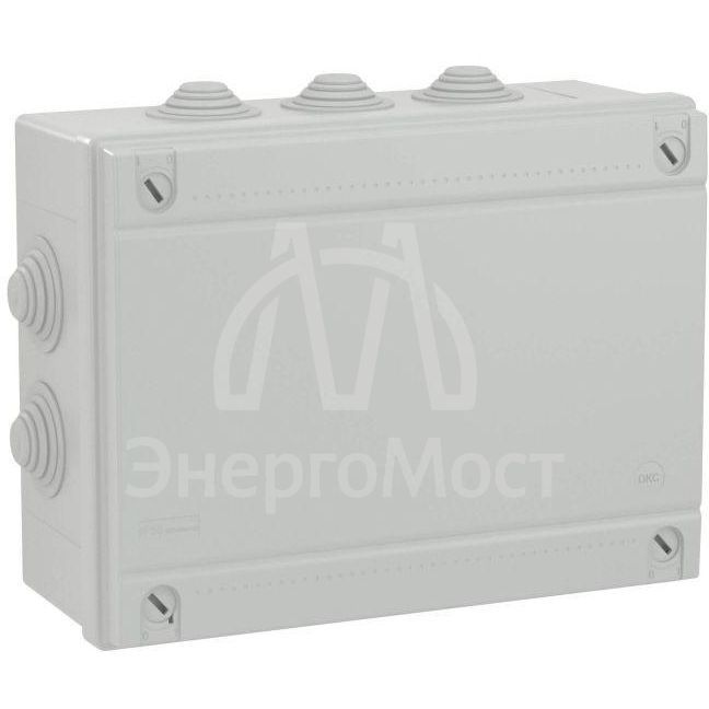 Коробка распределительная ОП 300х220х120мм IP55 10 каб. ввод DKC 54300