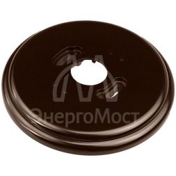 Рамка 1-м R пластик корич. Bironi RF1-610-22