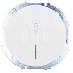 Выключатель проходной 1-кл. СП OSEN 10А IP20 с подсветкой механизм бел. LEZARD 743-0288-114