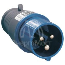 Вилка эл. каб. 16А 2P+PE 16А 220В IP44 ССИ-013 IEK PSR01-016-3