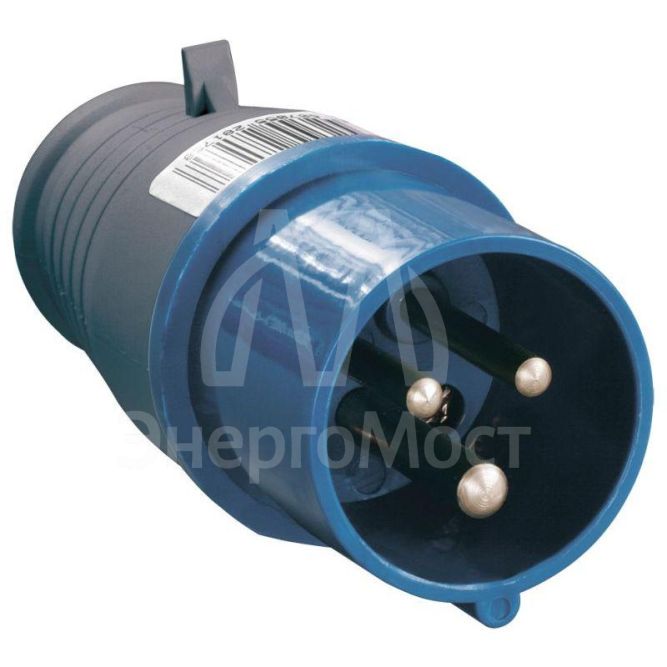 Вилка эл. каб. 16А 2P+PE 16А 220В IP44 ССИ-013 IEK PSR01-016-3