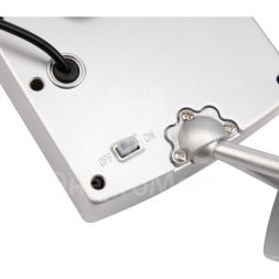 Прожектор светодиодный поворотный 98х150х30мм с выносной солнечной панелью 2м и аккумулятором IP65 нейтр. бел. Lamper 602-248