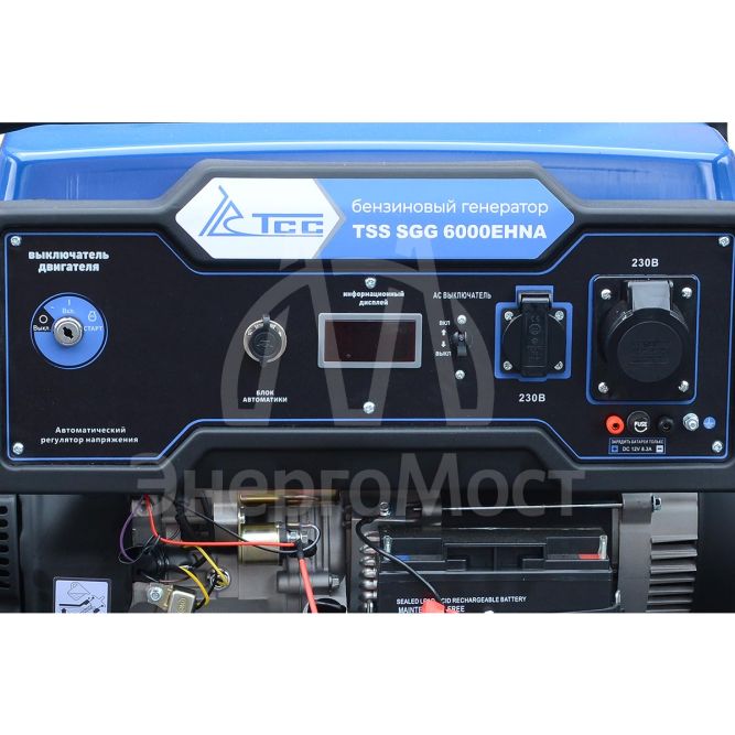 Бензогенератор 6 кВт TSS SGG 6000EHNA с АВР