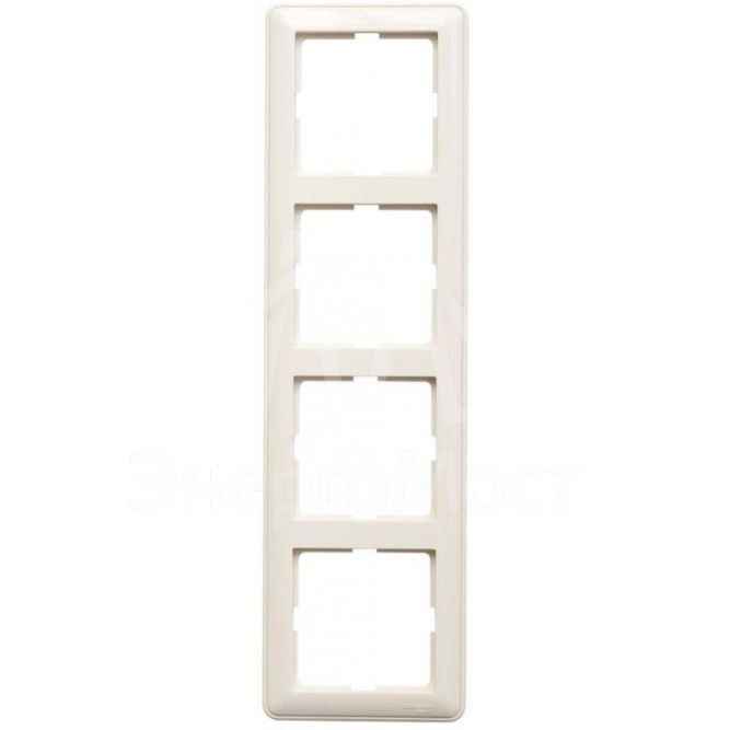 Рамка 4-м W59 сл. кость SchE KD-4-28 (КД-4-28)