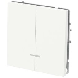 Переключатель 2-кл. KANT с подсветкой бел. магнолия DKC 7000144