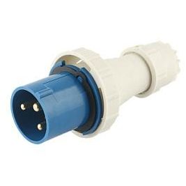 Вилка переносная PPC 033 2Р+РЕ 63А 220В IP67 Pro JazzWay 5072398