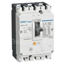 Выключатель автоматический 3п 125А 50кА NM8N-125S TM с рег. термомагнит. расцеп. (R) CHINT 271590