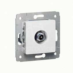 Розетка TV СП Cariva &amp;quot;звезда&amp;quot; 1.5дБ 2400МГц бел. Leg 773678