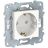 Механизм розетки UNICA NEW без защ. шторок с заземл. с быстрозажим. клеммами 16А 250В бел. SchE NU505618