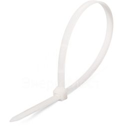 Хомут кабельный КСС &amp;quot;NORD&amp;quot; 5х300 бел. (уп.100шт) КВТ 79735