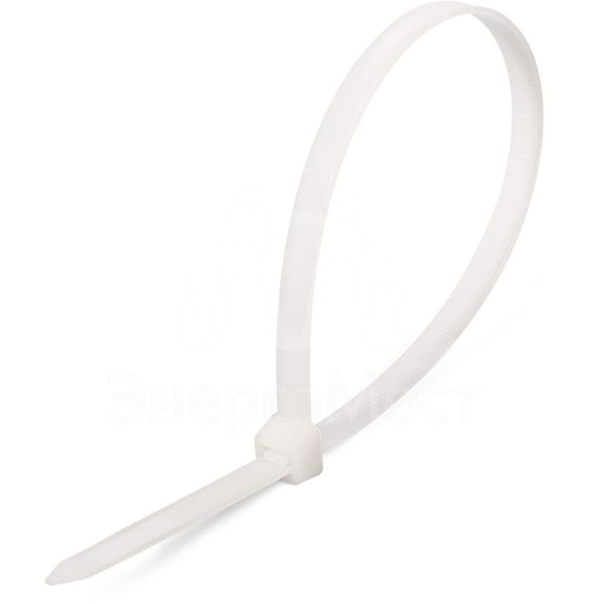 Хомут кабельный КСС &amp;quot;NORD&amp;quot; 5х300 бел. (уп.100шт) КВТ 79735