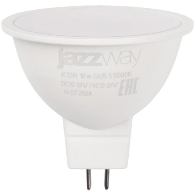 Лампа светодиодная низковольтная PLED-SP JCDR 10Вт 5000К GU5.3 12-24В JazzWay 5049727