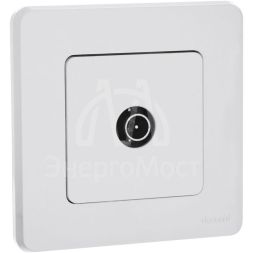 Розетка оконечная TV Inspiria 10дБ 5-862мГц бел. Leg 673870