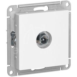 Механизм розетки TV проходной AtlasDesign 4DB бел. SchE ATN000192