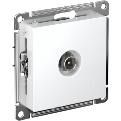 Механизм розетки TV проходной AtlasDesign 4DB бел. SchE ATN000192