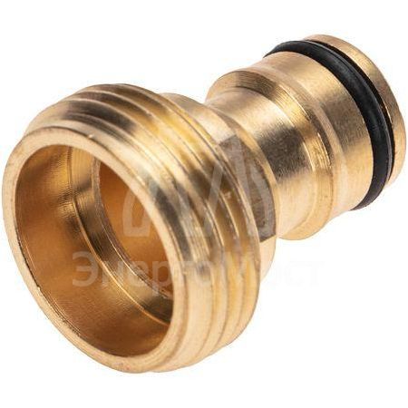 Адаптер латунный 3/4дюйм внешняя резьба ЧЕТЫРЕ СЕЗОНА 62-0275