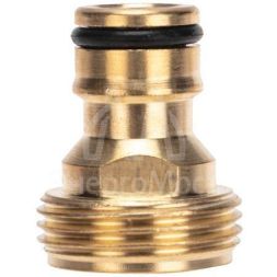 Адаптер латунный 3/4дюйм внешняя резьба ЧЕТЫРЕ СЕЗОНА 62-0275