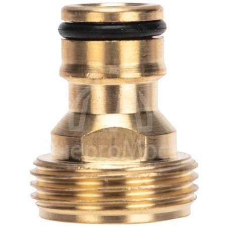 Адаптер латунный 3/4дюйм внешняя резьба ЧЕТЫРЕ СЕЗОНА 62-0275