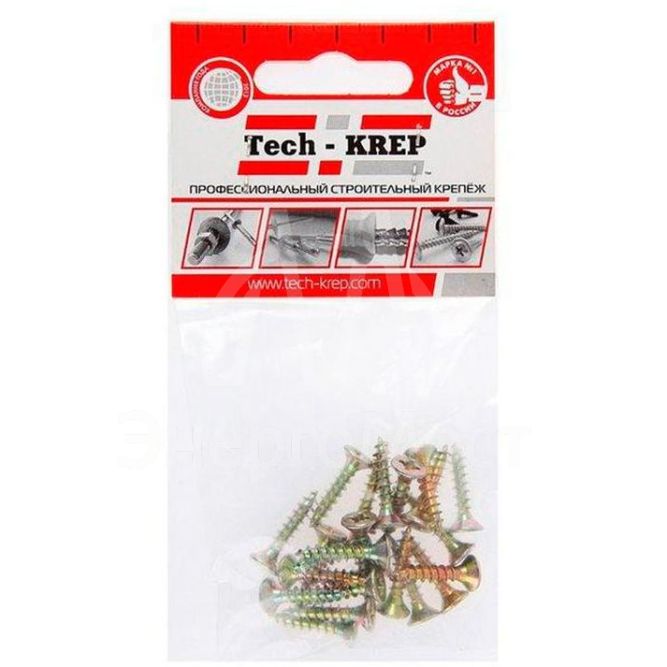 Саморез ШУж 4.0х20 потайной головкой (уп.23шт) Tech-KREP 102489